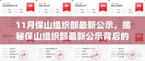 揭秘保山組織部最新公示背后的故事,特色小店探秘與小巷深處的發現之旅