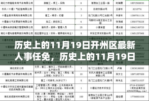 歷史上的11月19日開州區(qū)人事任免事件及其深遠影響多維解析
