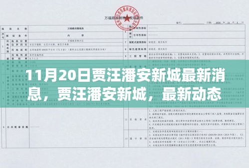 賈汪潘安新城最新動(dòng)態(tài)揭秘,深度報(bào)道,最新消息速遞(11月20日)