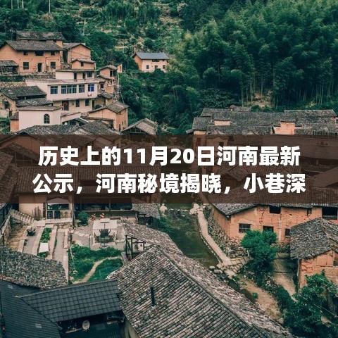 河南歷史揭秘，特色小店與美食的碰撞，最新公示帶你探尋河南秘境的小巷深處