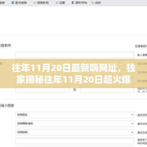獨(dú)家揭秘,往年11月20日超火爆嗨網(wǎng)址大放送,嗨不停歇的狂歡盛宴!