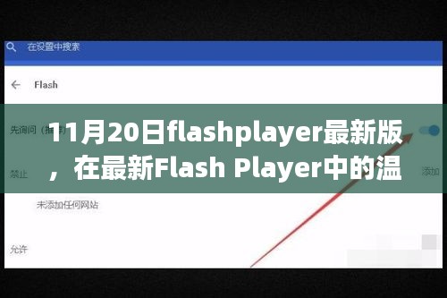 11月20日f(shuō)lashplayer最新版,在最新Flash Player中的溫馨日常,一次奇妙的友情之旅