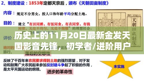 歷史上的11月20日,金發天國影音先鋒使用指南及初學者進階教程