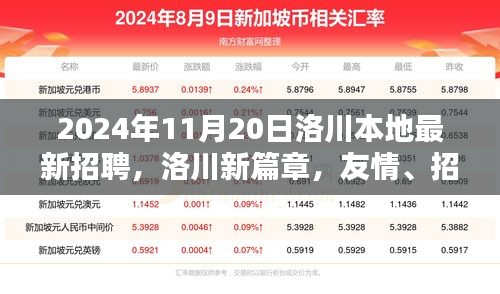 洛川新篇章,友情招聘,家的溫暖與本地最新職位發布