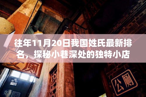 往年11月20日中國姓氏最新排名,小巷深處的獨特小店背后的故事探秘