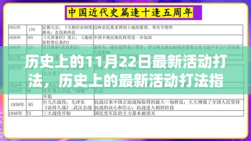歷史上的最新活動打法解析，掌握技能，輕松應(yīng)對11月22日挑戰(zhàn)！