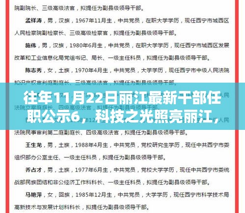 麗江最新干部任職公示6，科技之光引領未來，高科技產品照亮麗江發展之路