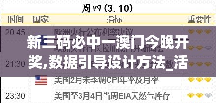新三碼必中一澳門今晚開獎,數據引導設計方法_活力版EGW5.82
