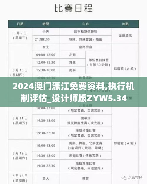 2024澳門濠江免費資料,執行機制評估_設計師版ZYW5.34