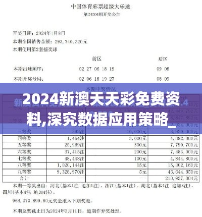 2024新澳天天彩免費資料,深究數據應用策略_數線程版JZF5.26