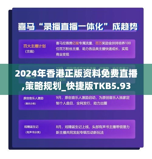 2024年香港正版資料免費直播,策略規(guī)劃_快捷版TKB5.93