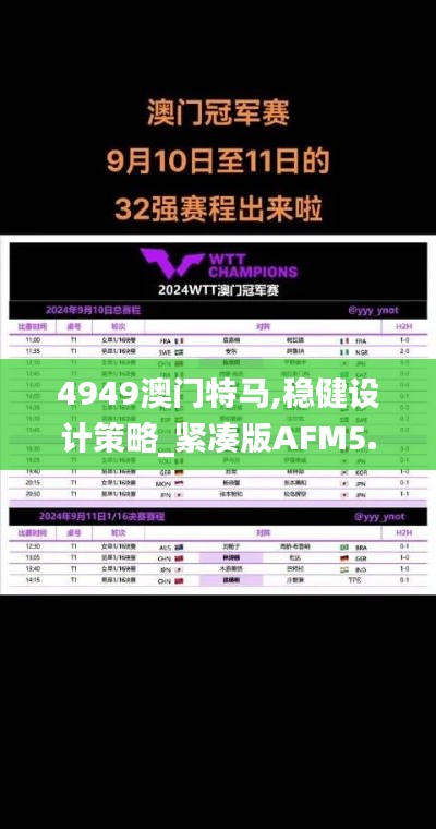 4949澳門特馬,穩(wěn)健設計策略_緊湊版AFM5.75