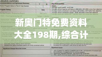 新奧門特免費資料大全198期,綜合計劃評估_多媒體版SVJ5.33