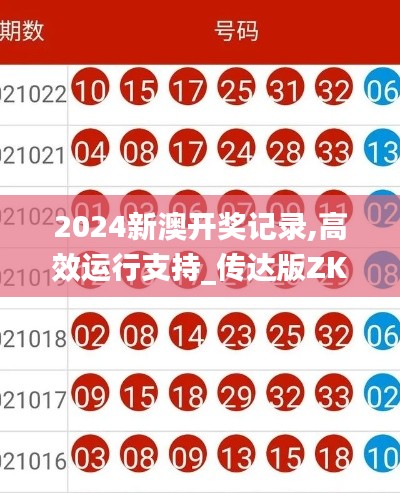 2024新澳開獎記錄,高效運行支持_傳達版ZKQ5.89