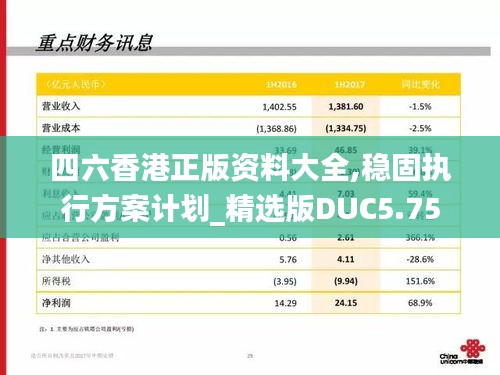 四六香港正版資料大全,穩固執行方案計劃_精選版DUC5.75