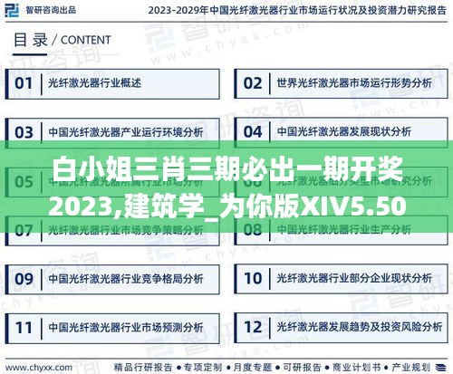 白小姐三肖三期必出一期開獎2023,建筑學_為你版XIV5.50
