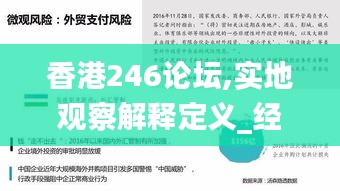 香港246論壇,實地觀察解釋定義_經典版VRX13.86