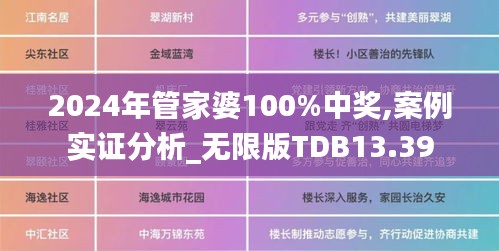 2024年管家婆100%中獎,案例實證分析_無限版TDB13.39