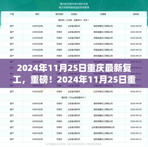 重磅!重慶最新復工動態,全面復蘇之旅啟程