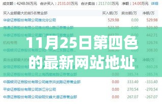 11月25日第四色最新網站地址探討,從法律視角分析犯罪行為