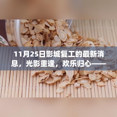 光影重逢,歡樂歸心——影城復工的溫馨一天