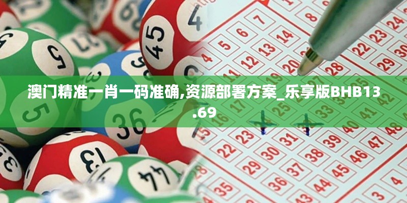 澳門精準一肖一碼準確,資源部署方案_樂享版BHB13.69