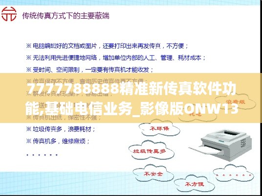 7777788888精準新傳真軟件功能,基礎電信業務_影像版ONW13.55