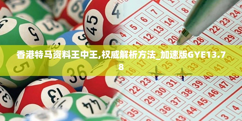 香港特馬資料王中王,權威解析方法_加速版GYE13.78