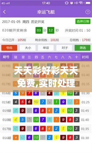 天天彩好彩天天免費,實時處理解答計劃_專業版BMK13.30