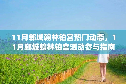 11月鄲城翰林鉑宮熱門動(dòng)態(tài)與活動(dòng)指南,逐步教你完成任務(wù)