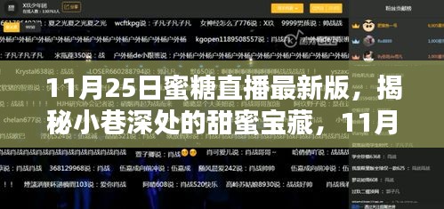 11月25日蜜糖直播最新版,探秘小巷甜蜜寶藏特色小店