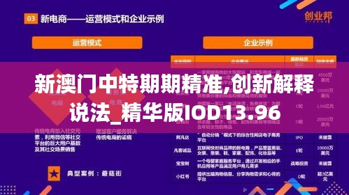 新澳門中特期期精準,創新解釋說法_精華版IOD13.96