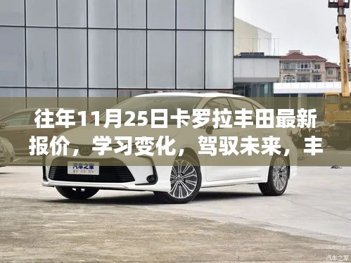 豐田卡羅拉最新報價背后的勵志故事,學習變化,駕馭未來,勵志成長之路