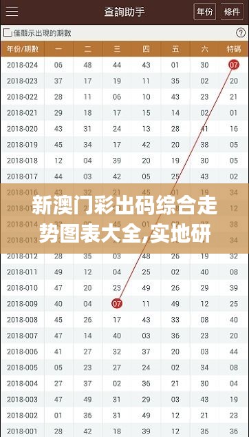 新澳門彩出碼綜合走勢圖表大全,實地研究解答協助_啟動版XKW7.56