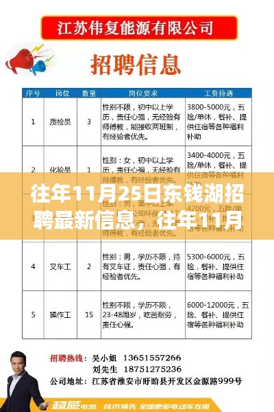 往年11月25日東錢湖招聘最新信息解析與趨勢聚焦,洞悉崗位動態,洞悉未來趨勢