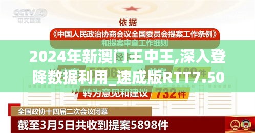 2024年新澳門王中王,深入登降數據利用_速成版RTT7.50
