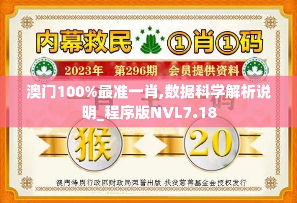澳門100%最準一肖,數據科學解析說明_程序版NVL7.18
