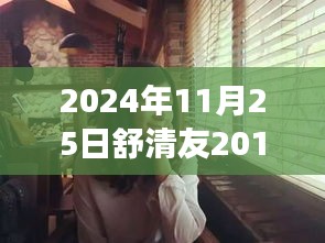 舒清友最新動態概覽,聚焦三大要點解讀其最新消息與觀點(2024年11月25日)