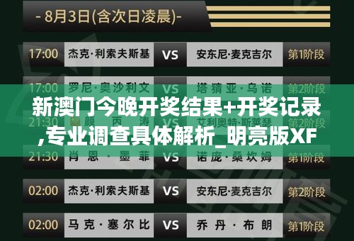 新澳門今晚開獎(jiǎng)結(jié)果+開獎(jiǎng)記錄,專業(yè)調(diào)查具體解析_明亮版XFW7.24