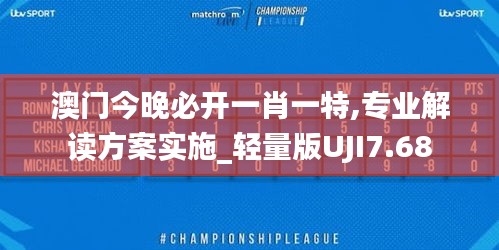 澳門今晚必開一肖一特,專業解讀方案實施_輕量版UJI7.68