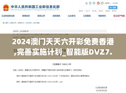 2024澳門天天六開彩免費香港,完善實施計劃_智能版DVZ7.32