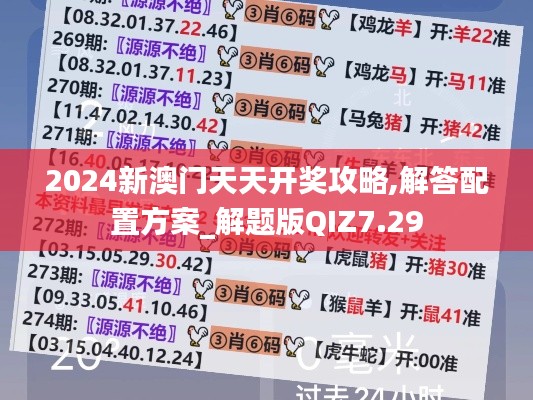2024新澳門天天開獎攻略,解答配置方案_解題版QIZ7.29