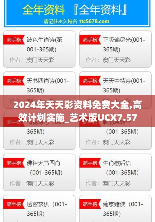 2024年天天彩資料免費(fèi)大全,高效計劃實施_藝術(shù)版UCX7.57