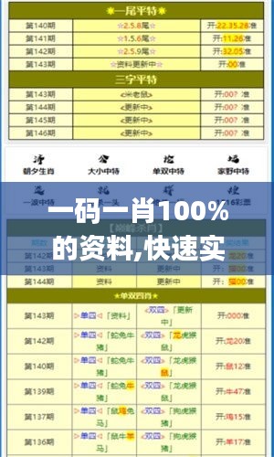 一碼一肖100%的資料,快速實施解答研究_內置版ATD7.6