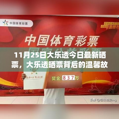 大樂透曬票背后的故事,意外驚喜與深厚友情的溫馨時刻