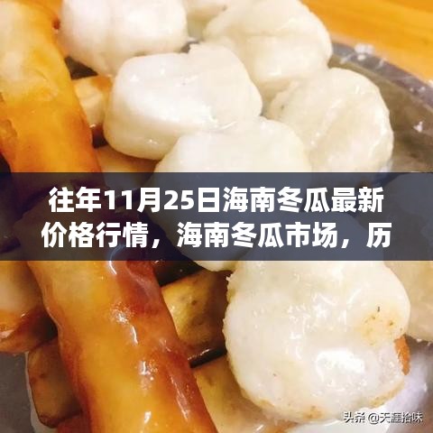 歷年11月25日海南冬瓜市場最新行情回顧及價格分析