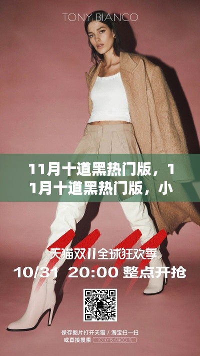 小紅書引領潮流風暴,揭秘十一月十道黑熱門時尚版風潮