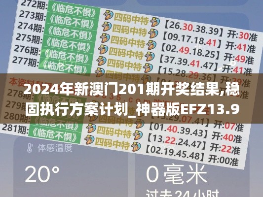 2024年新澳門201期開獎結果,穩固執行方案計劃_神器版EFZ13.90