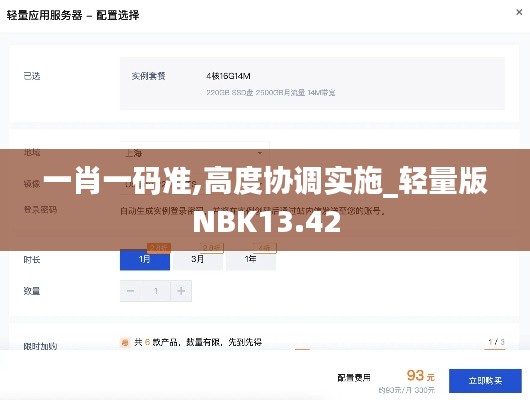 一肖一碼準,高度協調實施_輕量版NBK13.42