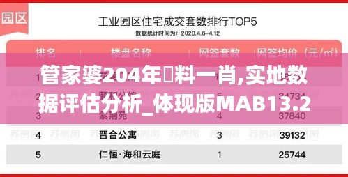 管家婆204年資料一肖,實地數(shù)據(jù)評估分析_體現(xiàn)版MAB13.24